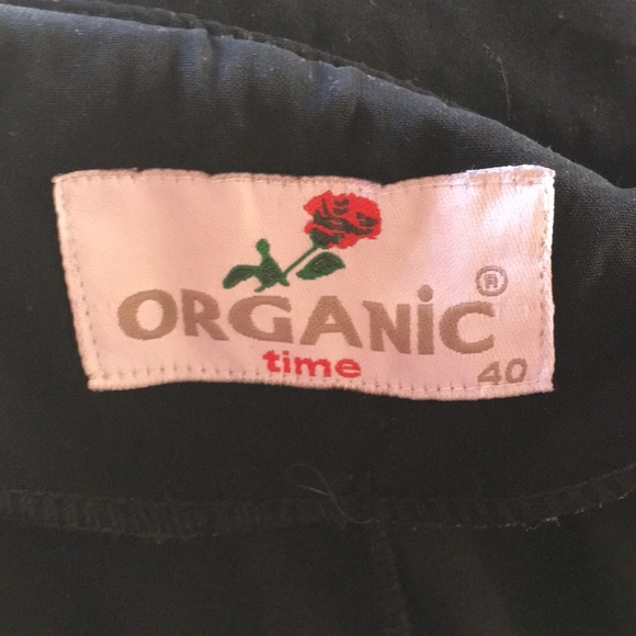 ORGANIC TIME BLACK FEM RUFFLE FRONT MAXI DRESS - Picture 7 of 8